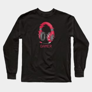 Gamer headphone Long Sleeve T-Shirt